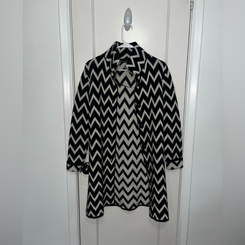 Giogio- long chevron sweater